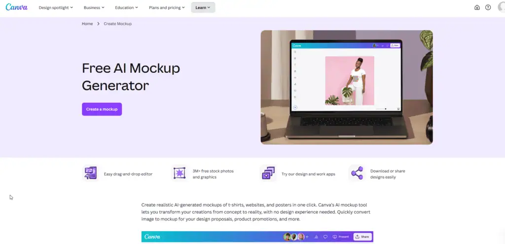 Canva mockup generator