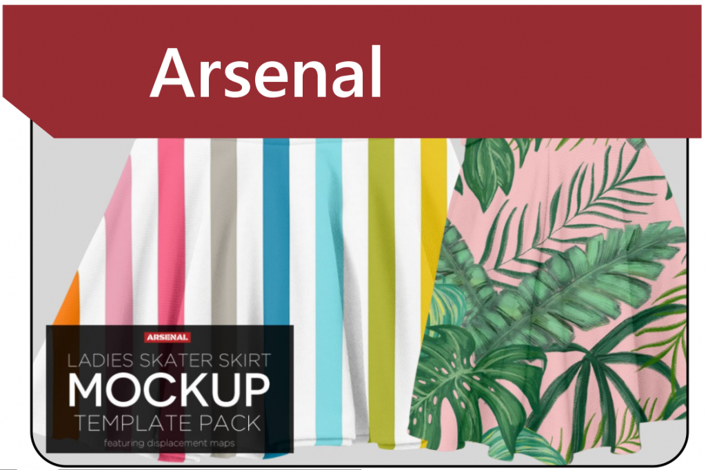 Mock-up Template Pack from Arsenal GoMedia