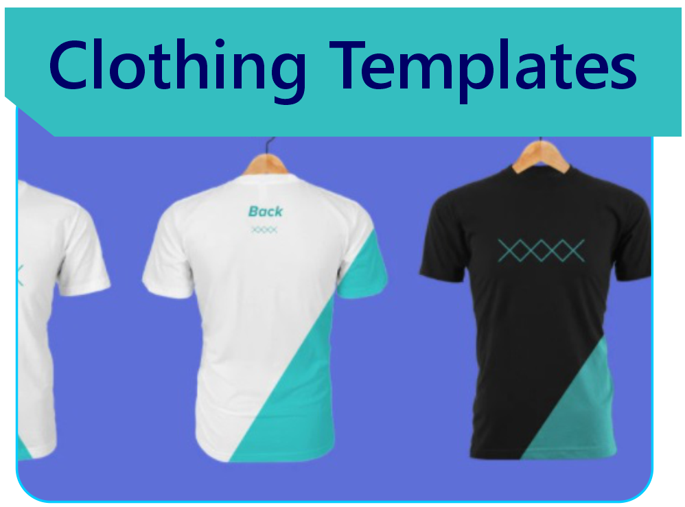 T-shirt mock-up templates 