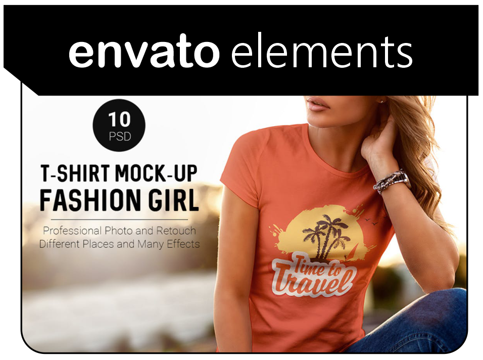 Mock-up templates from Envato elements