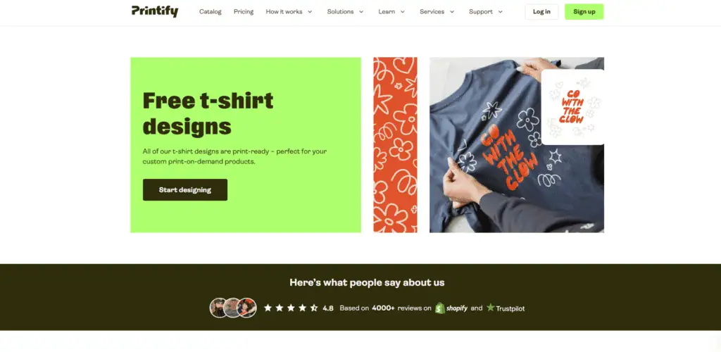 Printify mockup site