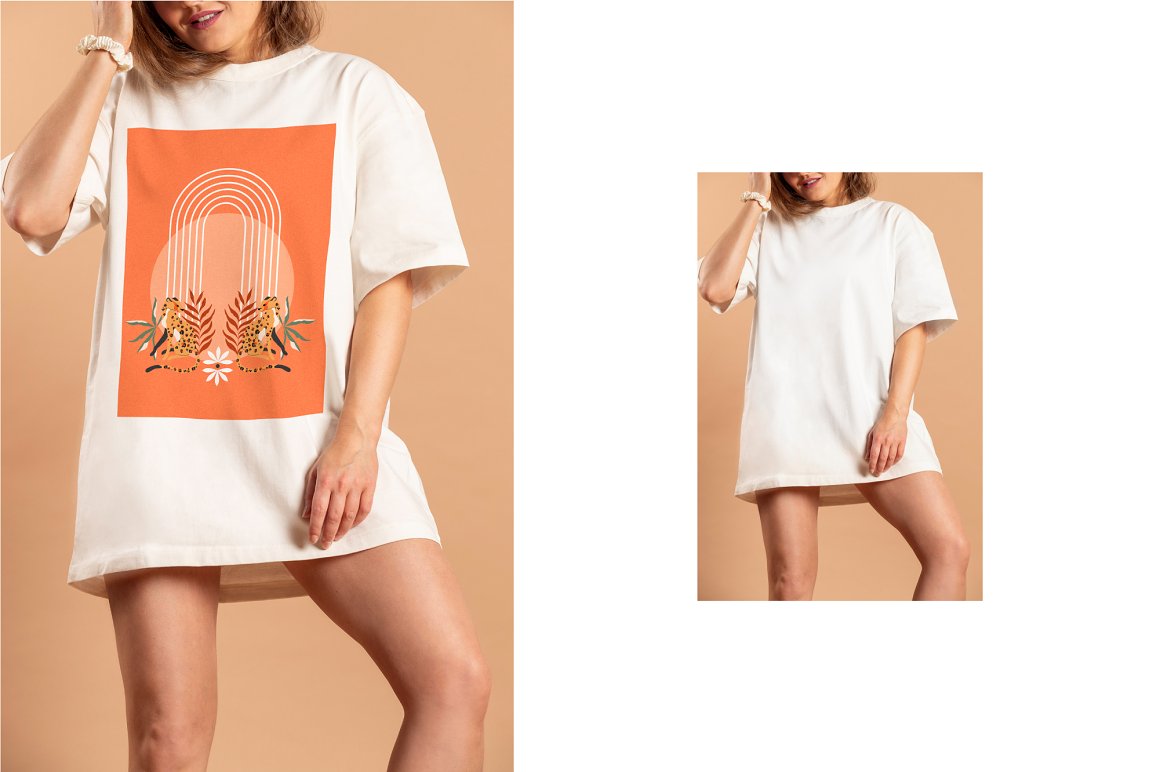 Download T-SHIRT MOCKUP SET (MALE & FEMALE) | Bulk Product Mockup Generator