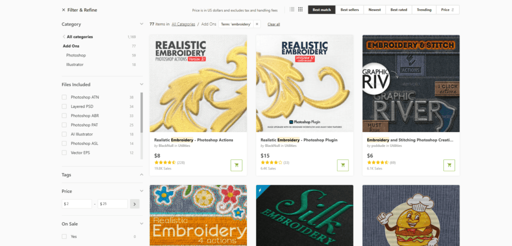 Embroidery Mockup Photoshop Actions