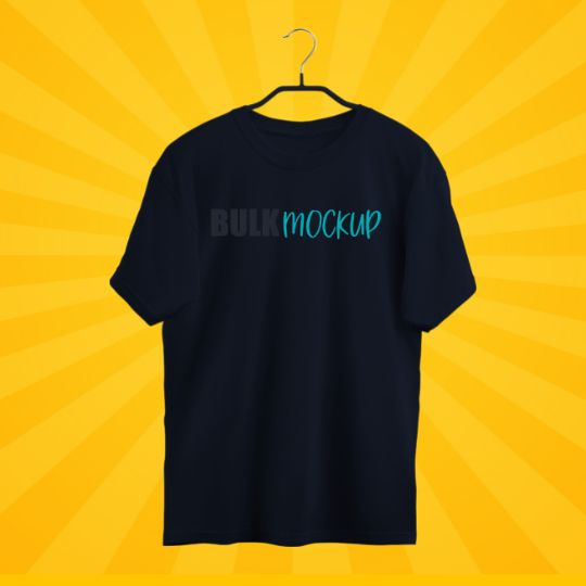 T-shirt mockup we made with canva