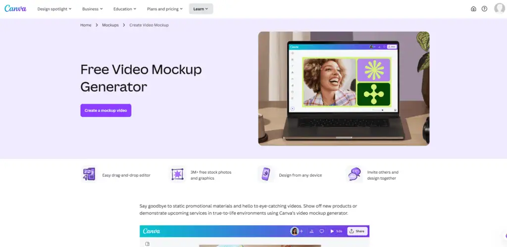 Canva | Best Tshirt Video Mockup Generators