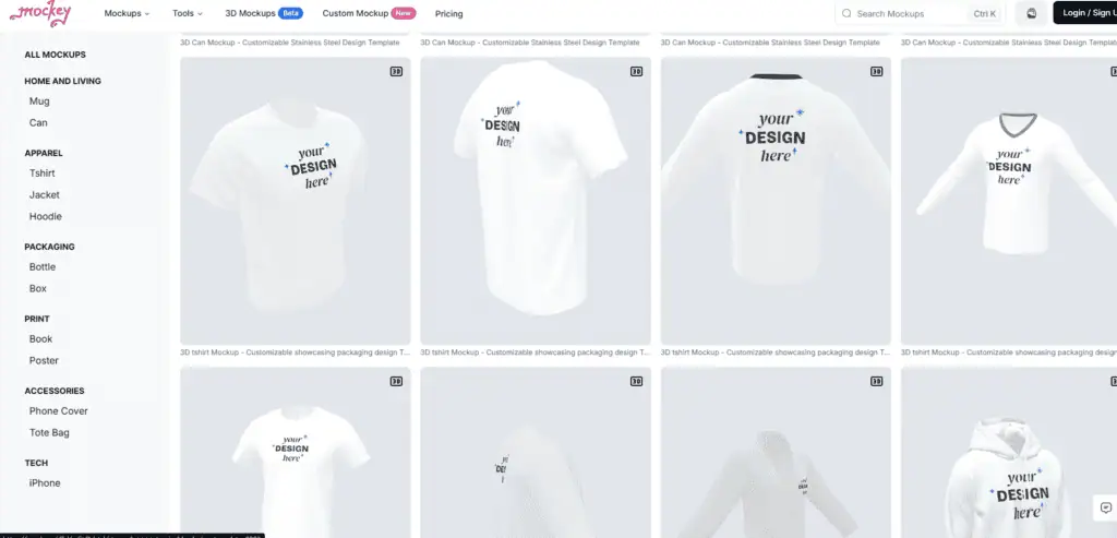 Mockey.ai | Best Tshirt Video Mockup Generators
