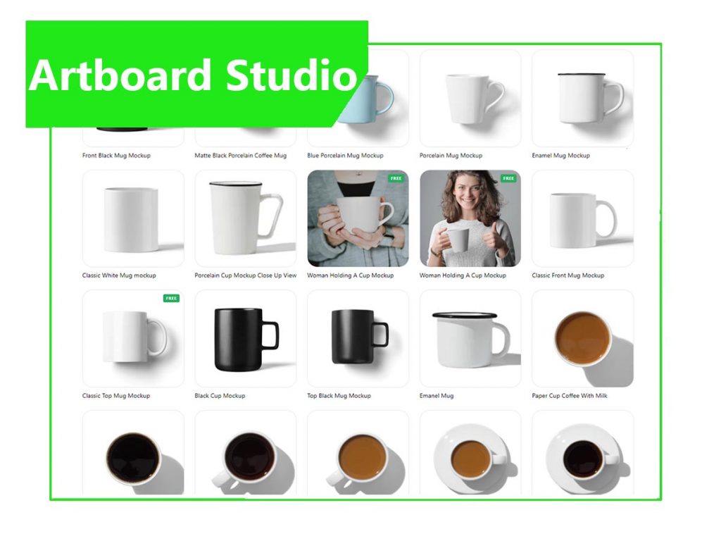 artboard studio mug mockup generator - Mockup generator service which specializes in video mockup generation