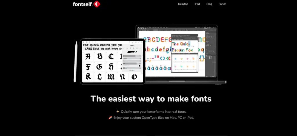 Fontself - Best For Making Custom Fonts