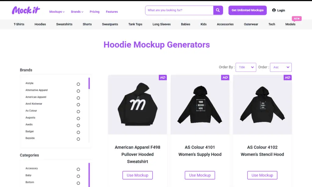 Mock it hoodie mockup generator