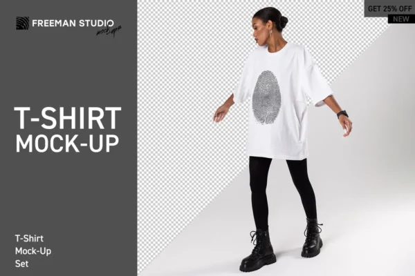 Bundle of T-Shirt Mock-Up