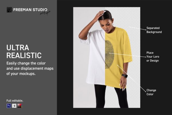 Bundle of T-Shirt Mock-Up - Image 6
