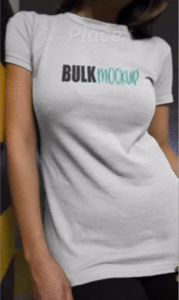 tshirt video mockup made with Placeit