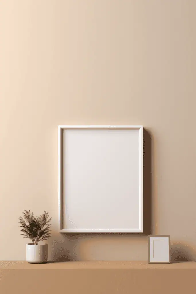 blank wall mockup