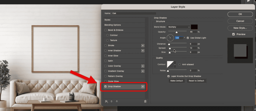 7 add realistic shadow