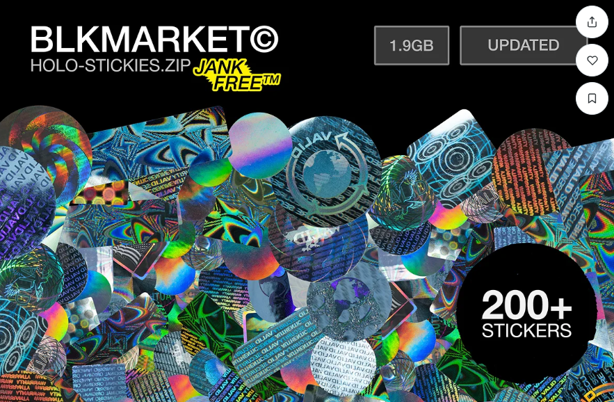 Holo-Stickies 200 Sticker Pack