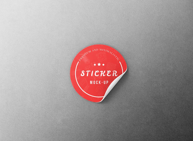 Ultra Realistic Sticker Mockup