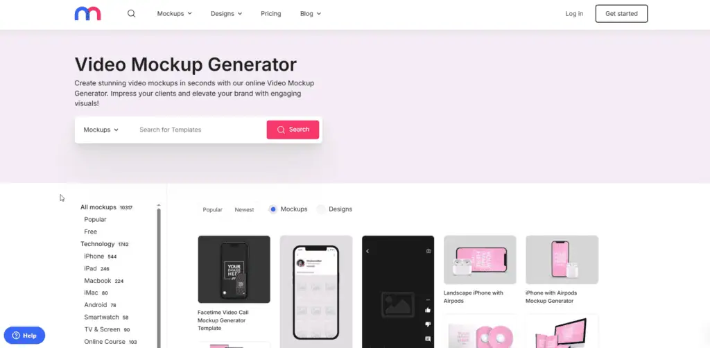 Mediamodifier video mockup generator