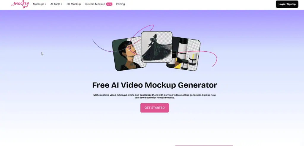 Mockey video mockup generator