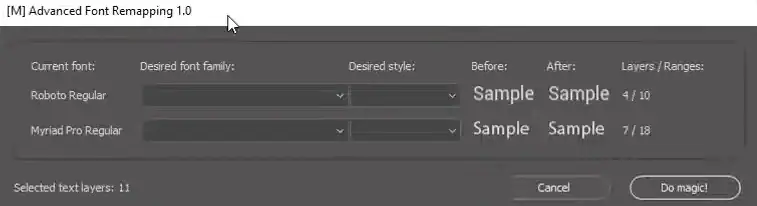 Advance font Remapping