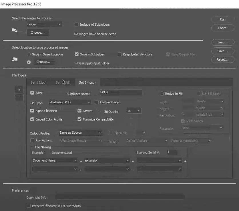 Image Processor Pro Interface