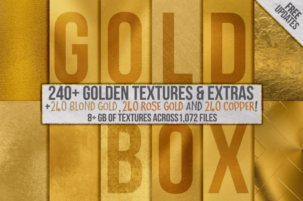 Mockup Backgrounds - Gold Foil Textures