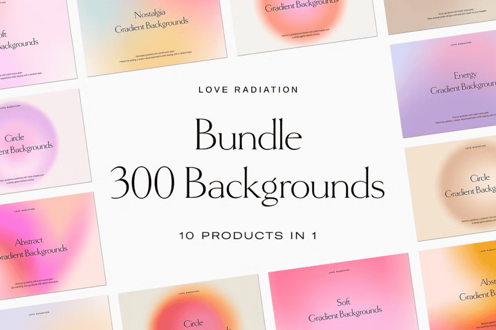 Mockup Backgrounds - Grainy Gradient