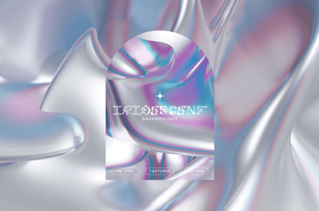 Mockup Backgrounds - Iridescent Backgrounds