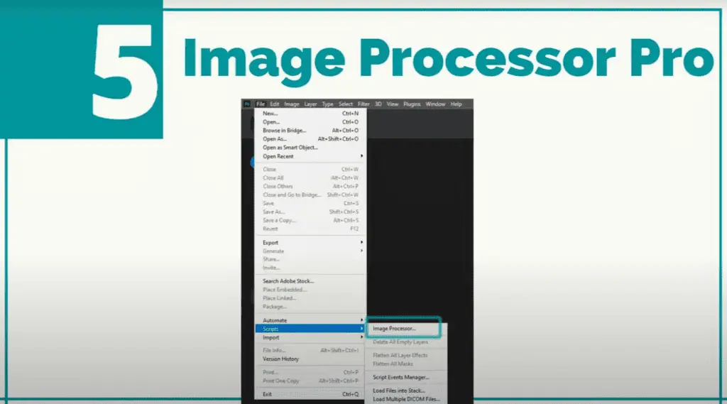 Photoshop Image Processor Script - Image Processor Pro