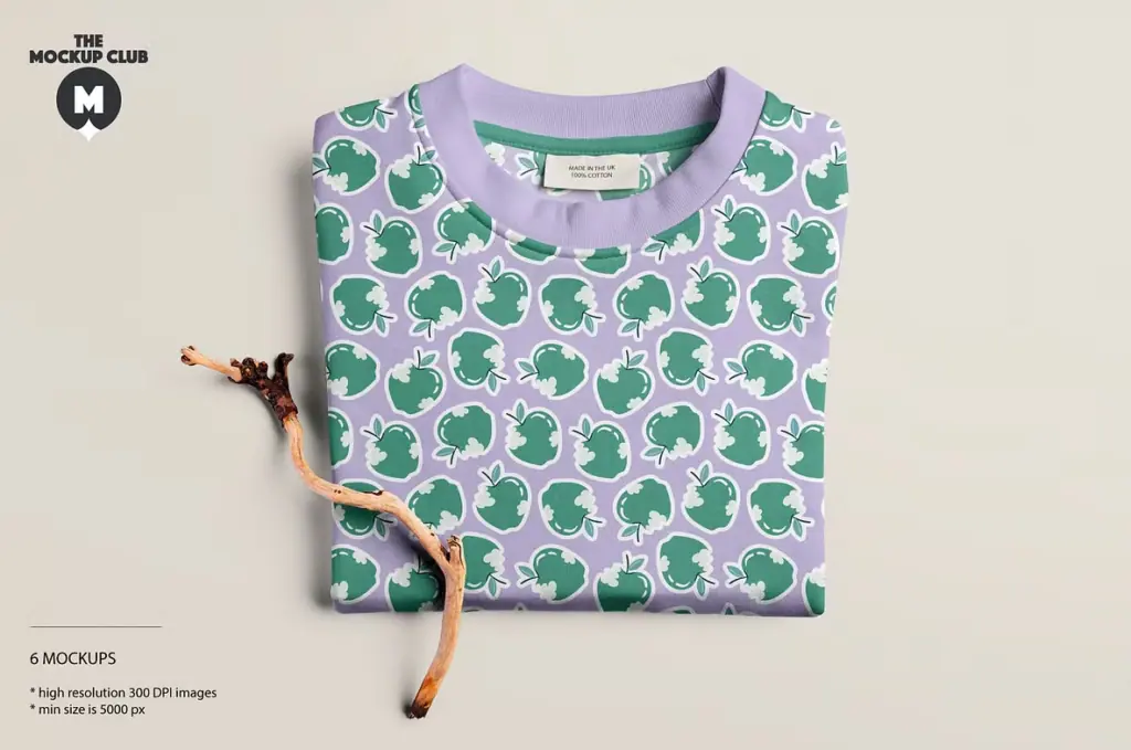 Sweatshirt Mockup Template With Multiple Designs