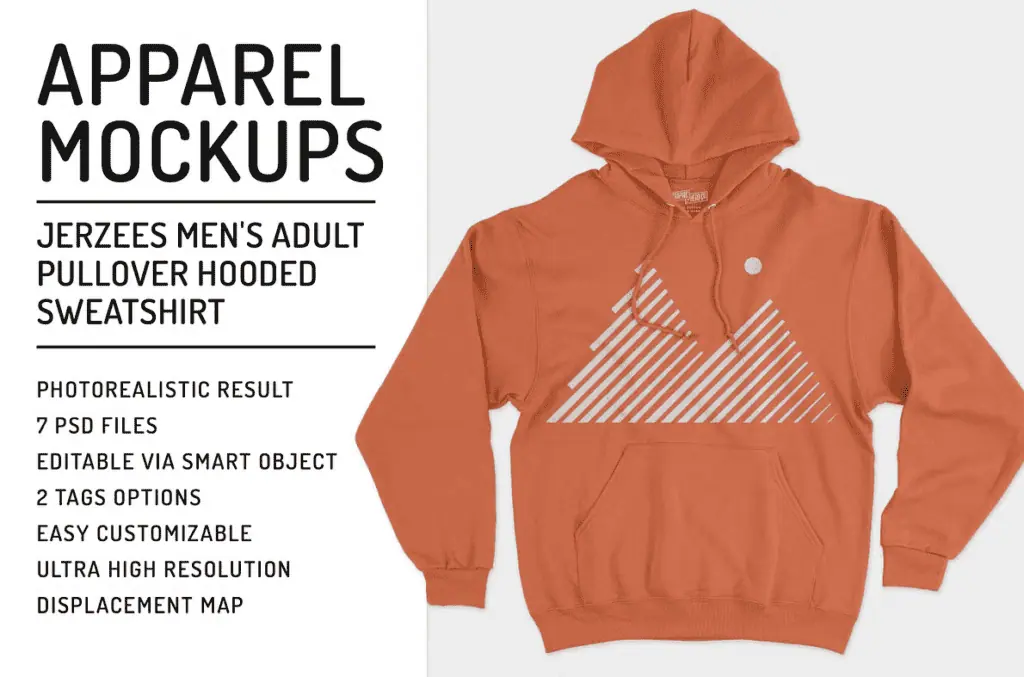 Sweatshirt Mockups Pullover Hooded 