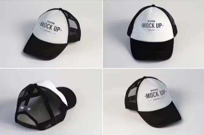 Trucker Hat Mockup Set