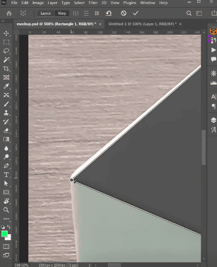 zoom in when matching the corners