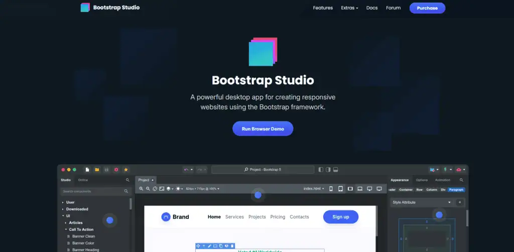 Bootstrap Studio