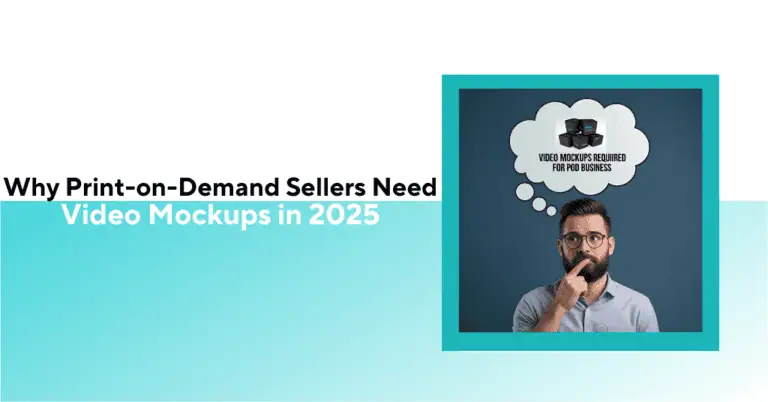 video mockups for print on demand