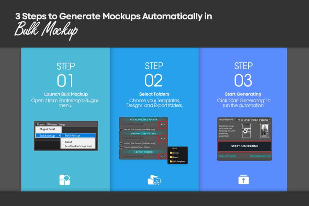 Bulk Mockup workflow