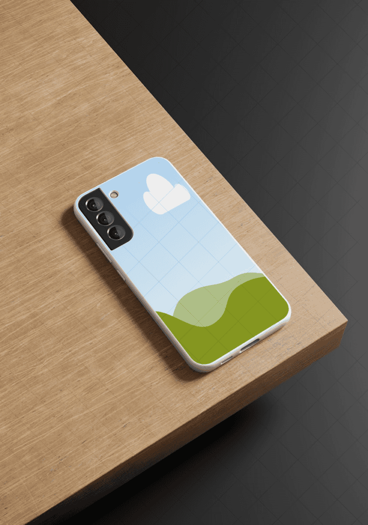 Phone case mockup template