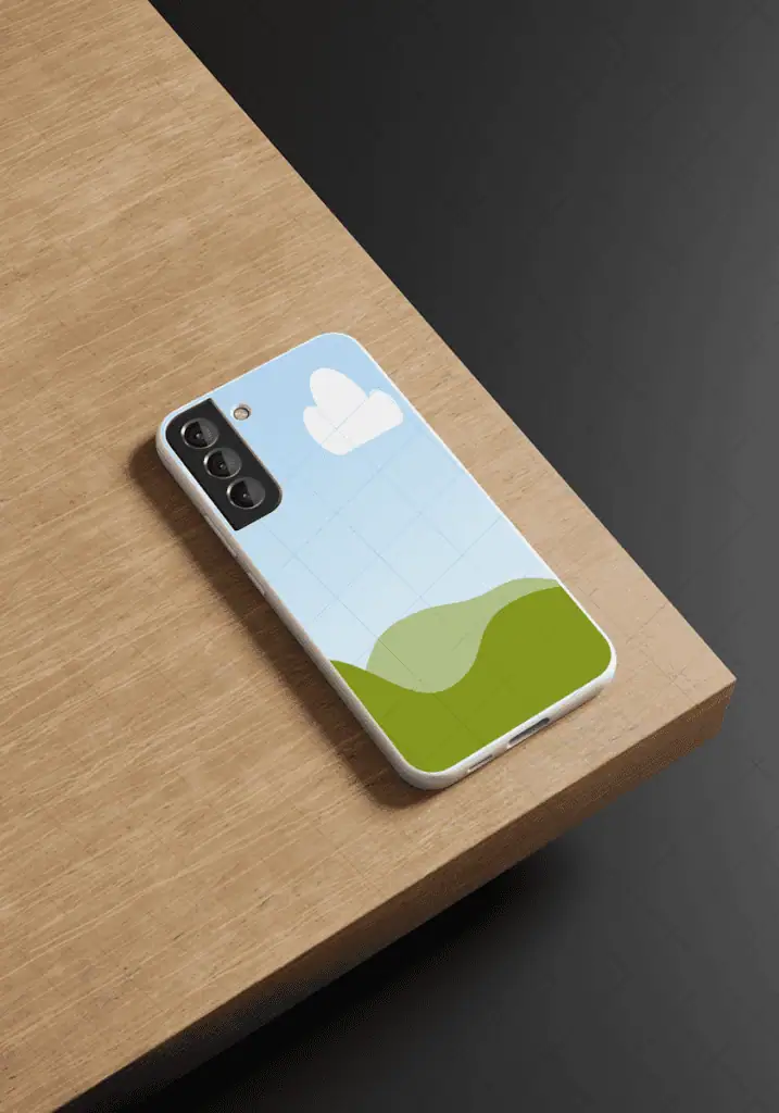 Phone case mockup template