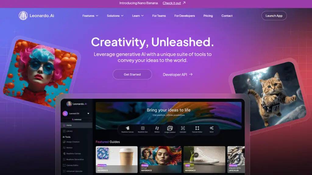 Leonardo AI Etsy wall art AI generator