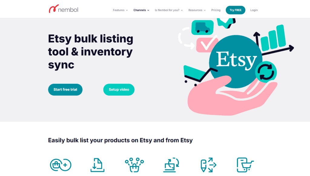 Nembol Etsy listing