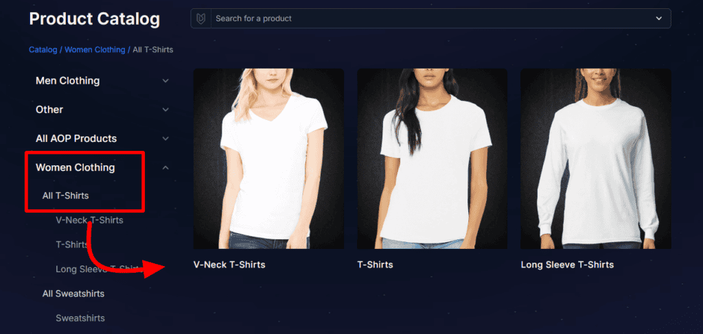 Mydesigns women tshirt templates