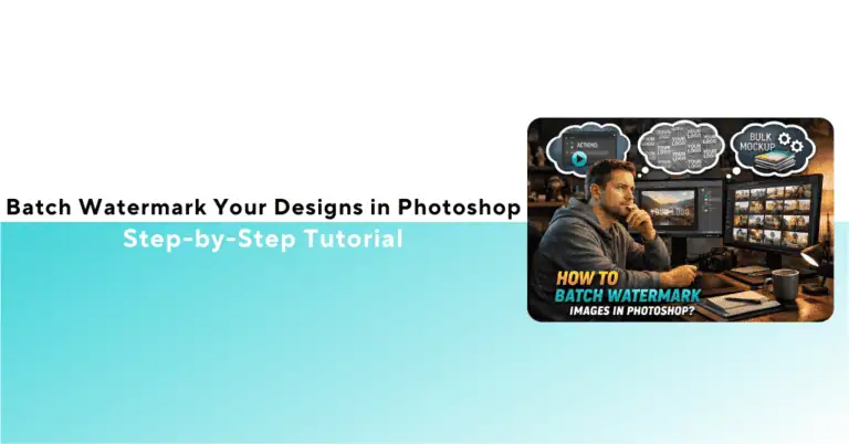 batch watermark images in Photoshop