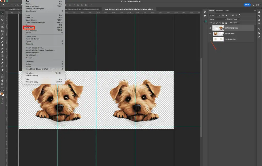 Save this file as your intermediate template,