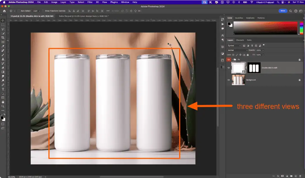Use templates with one shared smart object