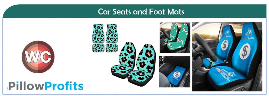 Print on demand car seat covers