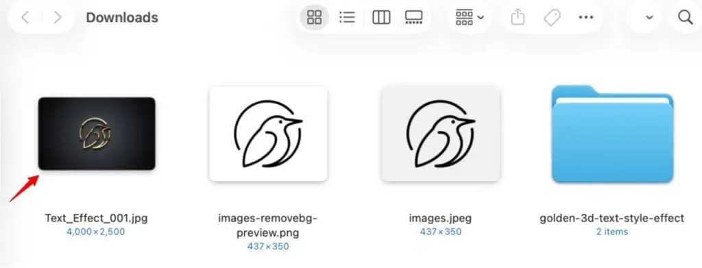 Select a logo mockup template