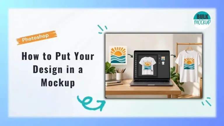 How to put a design in a Photoshop mockup