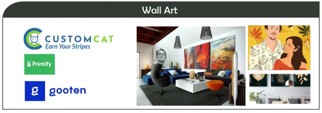 Print on demand wall art
